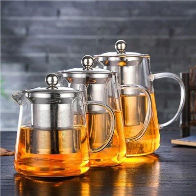 Teko Kaca 350ml dengan Infuser